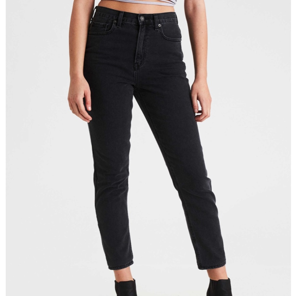 Black Mom Jeans